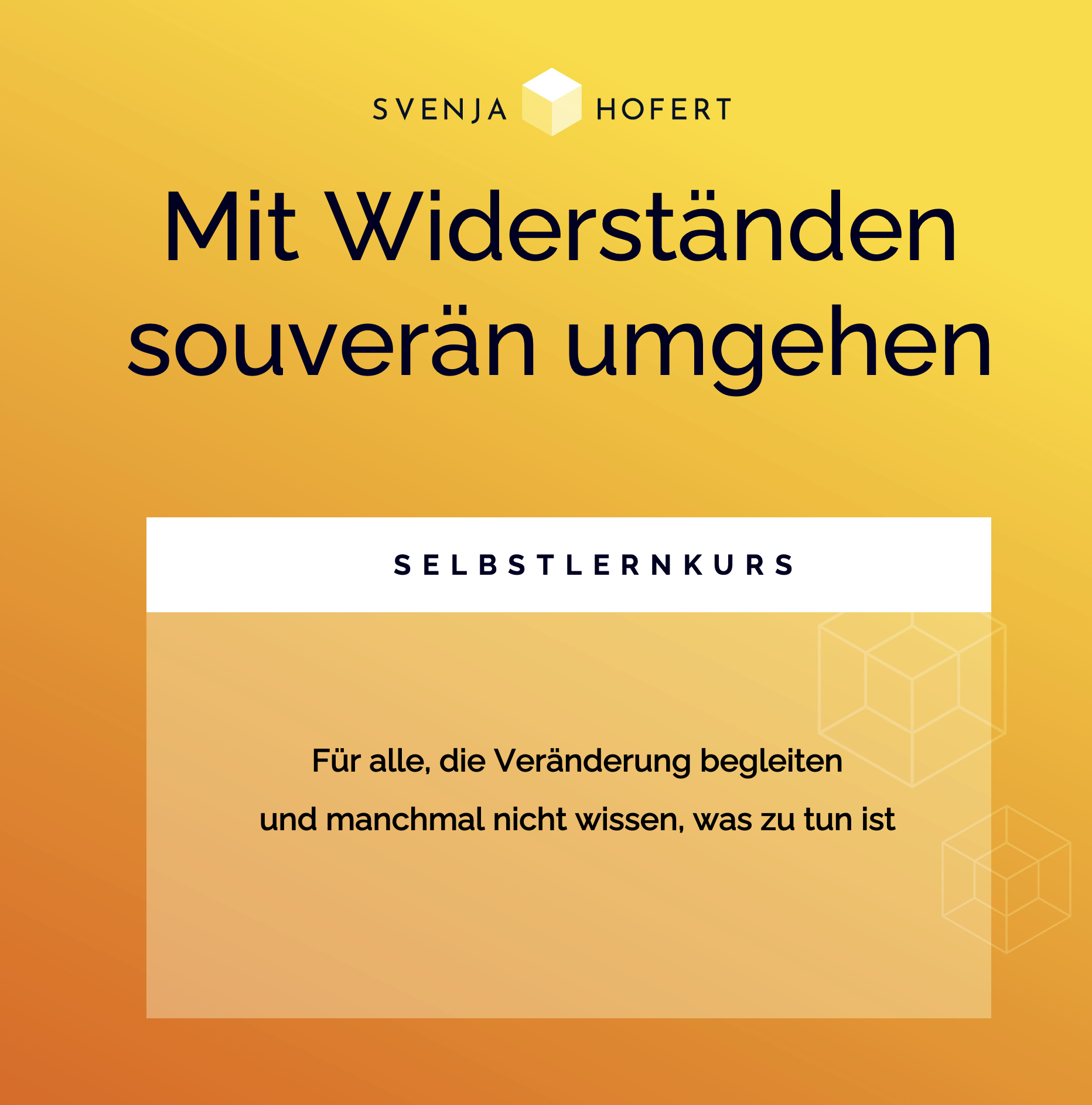 Mit Widerständen souverän umgehen