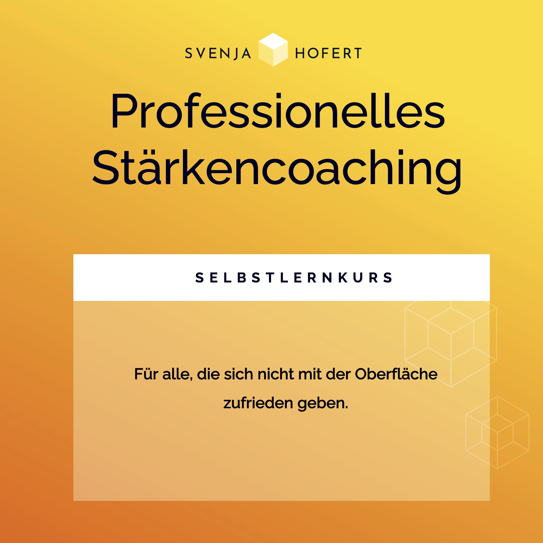 Professionelles Stärkencoaching