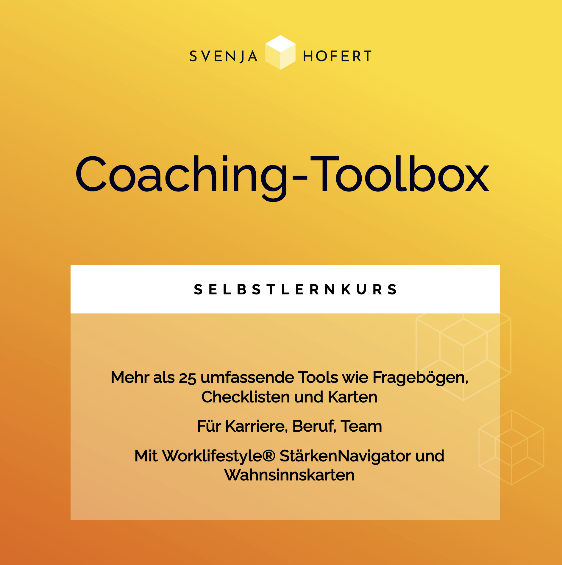 Coaching-Toolbox Selbstlernkurs